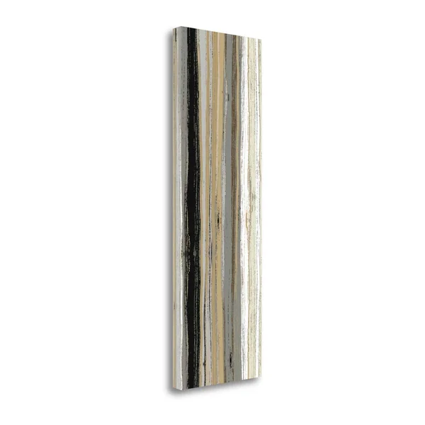 Tangletown Fine Art 47x22 x 16x22 Rainy Streets Neutral Panel II Gallery Wrap Canvas