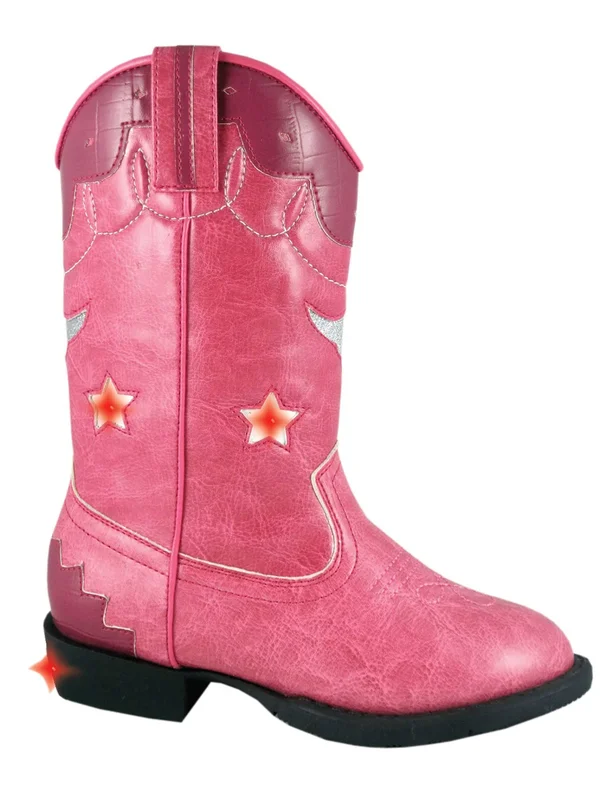 Smoky Mountain Western Boots Girls Austin Lights 1167 Pink