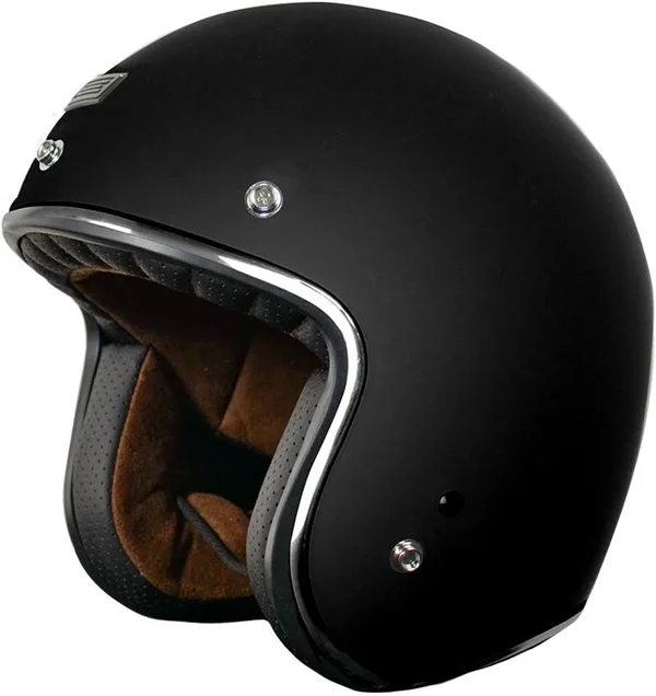 Origine Primo Solid Jet Helmet - Black, Size Xs