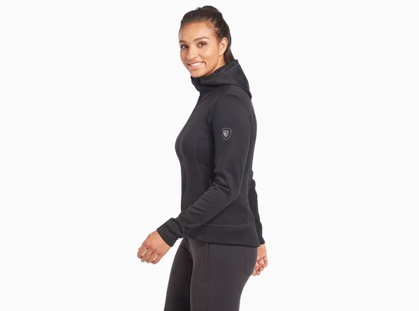 Kuhl W's Dynawool Skuba Hoody, Raven, M