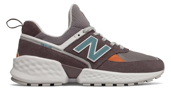 New Balance Men's 574 Sport Shoes Purple with White - Size: 12