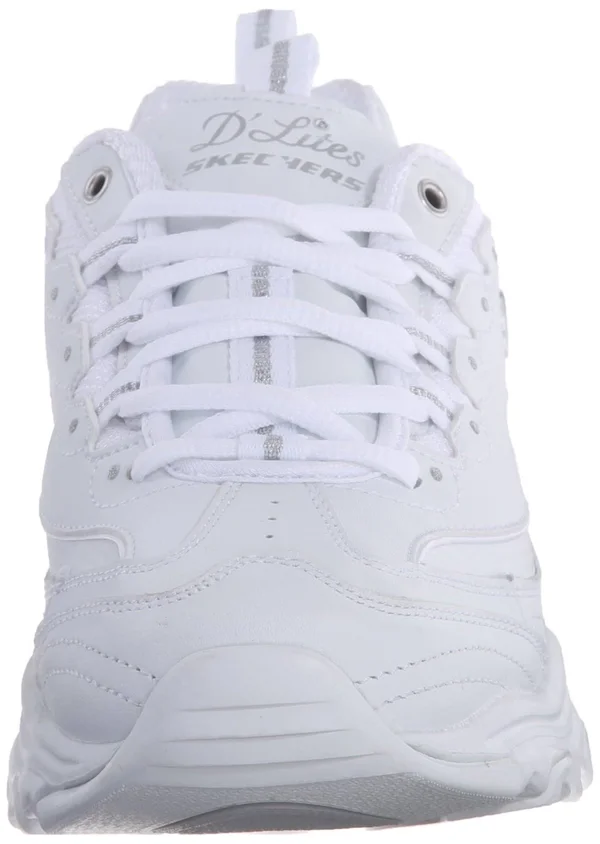 Skechers Women's D&Lites - Fresh Start White/Silver