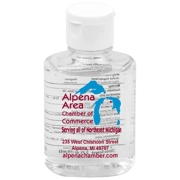 5245S - 2.0 oz Hand Sanitizer Antibacterial Gel in Flip Top Squeeze Bo