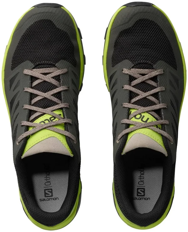 Salomon Men's Outline - 8.5 - Black/Quiet Shade/High Risk Red