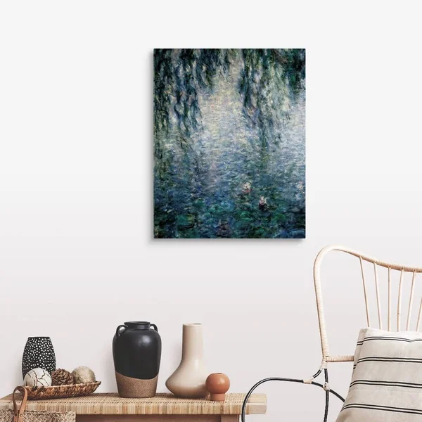 Morning with Weeping Willows, Canvas Wall Art, 24x30, Great Big Canvas