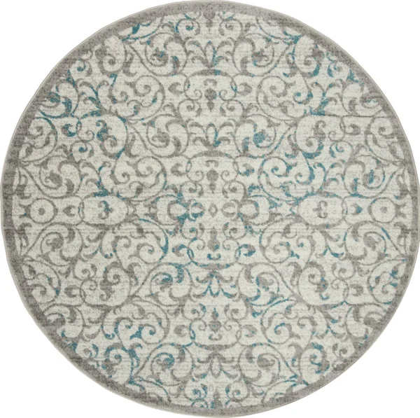 Safavieh Skyler Sky198D 5&1x22 x 7&6x22 Ivory, Blue Area Rug