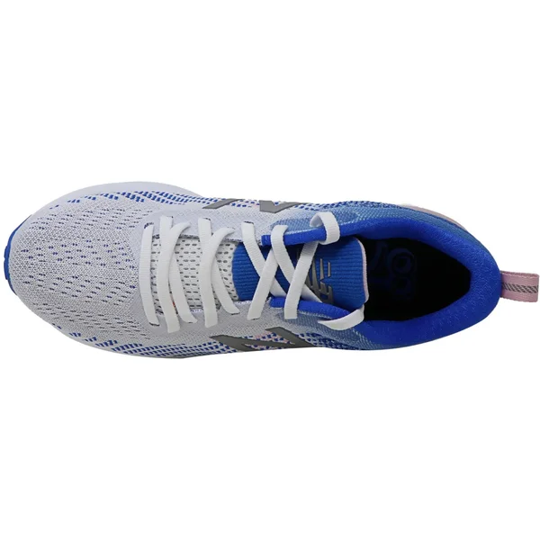 New Balance Women's W870WB5 Running Shoe White/Cobalt/Pink 6 D