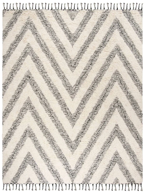 Safavieh Kenya KNY901H 9&0x22 x 12&0x22 Black, Ivory Area Rug