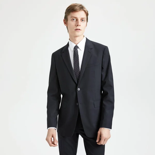 Theory Chambers Blazer in Stretch Wool - Black - 36S