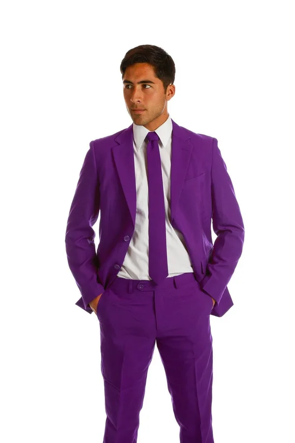 Opposuits Men's Purple Prince Suit