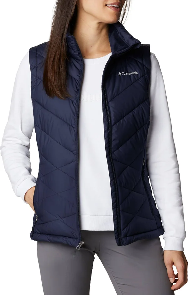 Columbia Women's Heavenly Vest - Dark Nocturnal, 2x