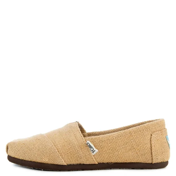 Toms Women's Burlap Classics Natural Size 9