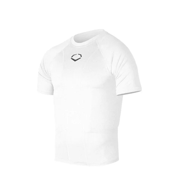 EvoShield Adult Performance Football Rib Shirt Only, 2X, White