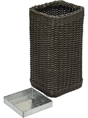 Kouboo La Jolla Rattan Wall Basket - Large, White Wash JJ320612