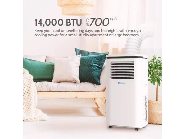 Rollicool 14, 000 BTU Portable Air Conditioner with Voice Control (100H-20)