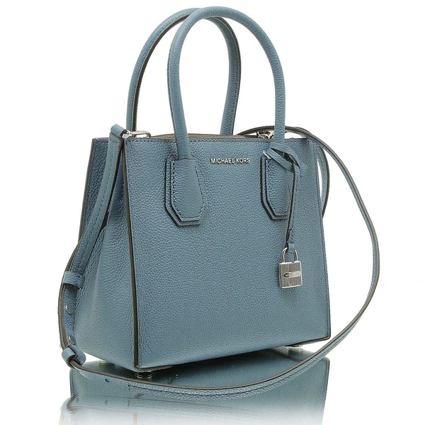Michael Kors Studio Mercer Crossbody - Denim, 8.5 x 7.5 x 4