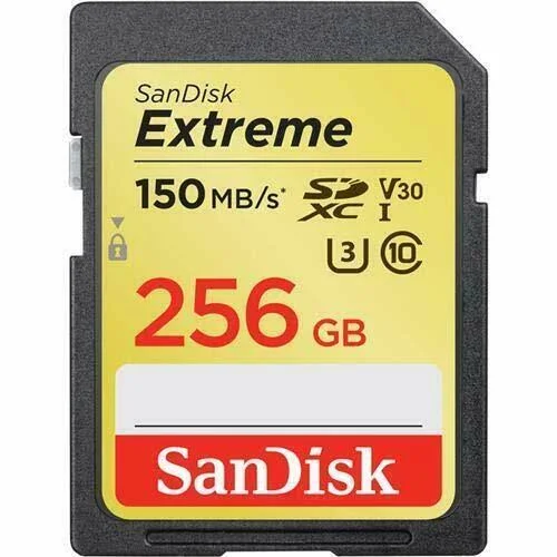 SanDisk SDSDXV5-256G-ANCIN Extreme - Flash Memory Card - 256 GB - Vide