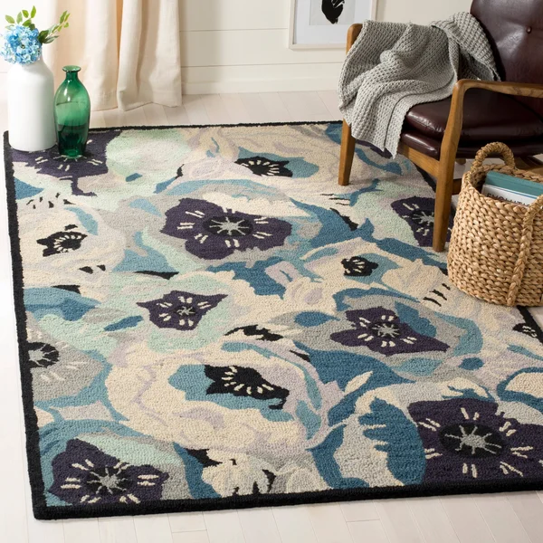 Safavieh Martha Stewart MSR4872B Blue Rug 8&X 10& Rectangle