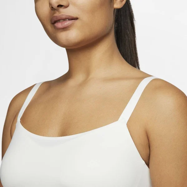 Nike Indy Luxe Women's Light-Support 1-Piece Pad Sports Bra Size Xs (White) AQ0140-121