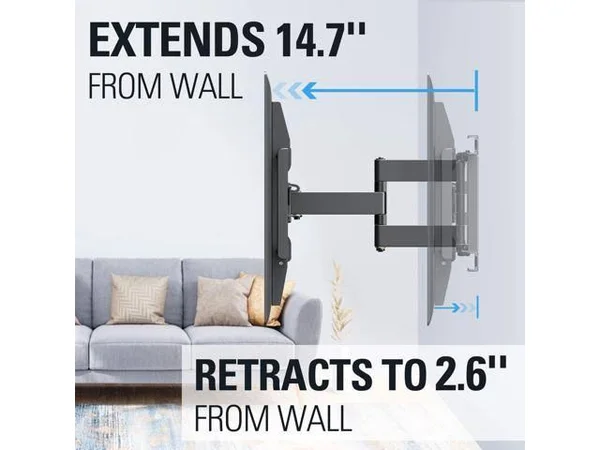 Mounting Dream MD2296-24K Full Motion TV Wall Mount Bracket for 42-70 inch TVs