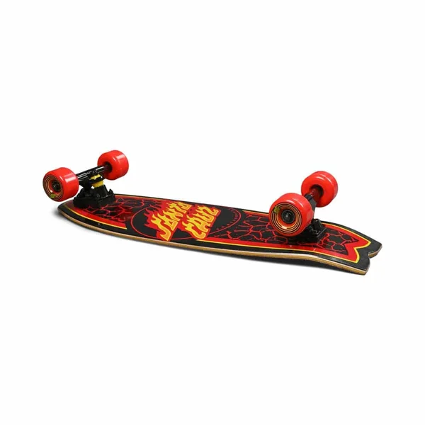 Santa Cruz Flame Dot Shark Cruiser Complete