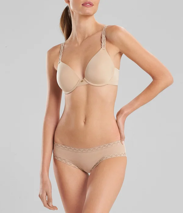 Natori Pure Luxe Contour Underwire Bra, Cafe, 34G