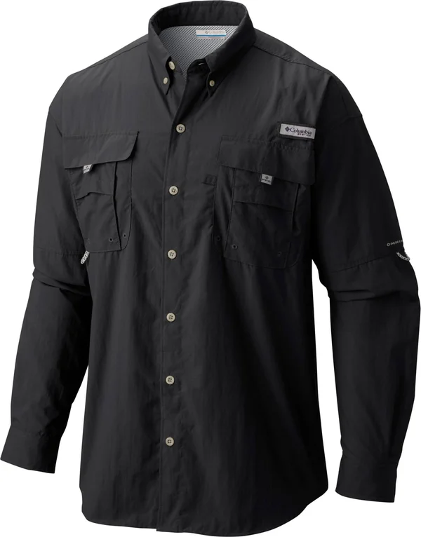 Columbia Bahama II L/S Shirt XLT, Black