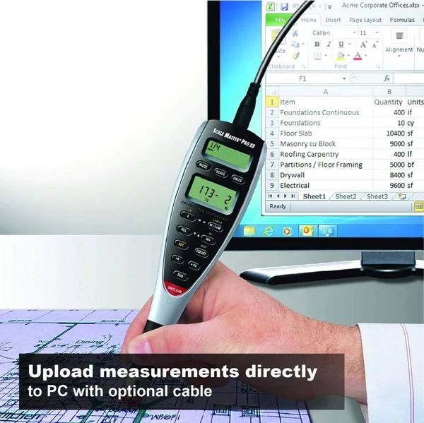 Calculated Industries 6135 Scale Master Pro XE Advanced Digital Plan