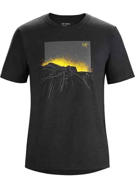 Arc'teryx Men's Backlit T-Shirt - Black Heather, Size L