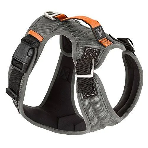 Gooby Pioneer Dog Harness - Gray - Large