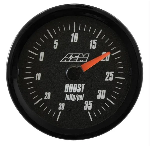AEM Boost Gauge, Analog - 30-5132
