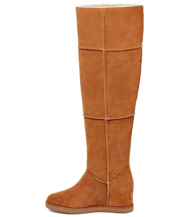 Ugg Women's Classic Femme Over-The-Knee Boots 7.5 - Black