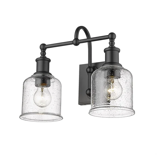 Z-Lite 734-2V-MB 2 Light Vanity in Matte Black