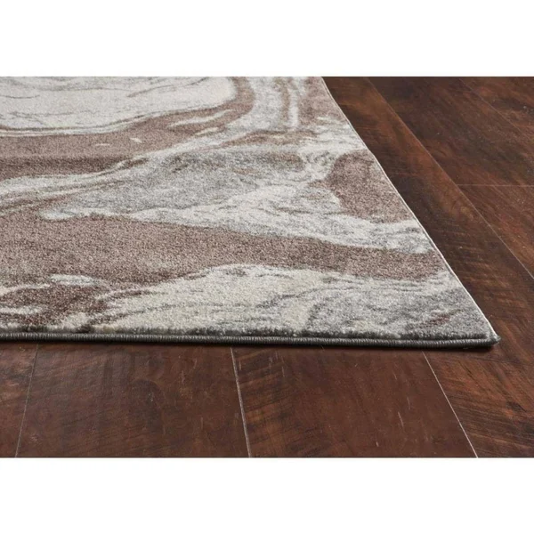 5&3x22 x 7&7x22 Polypropylene Mocha Area Rug