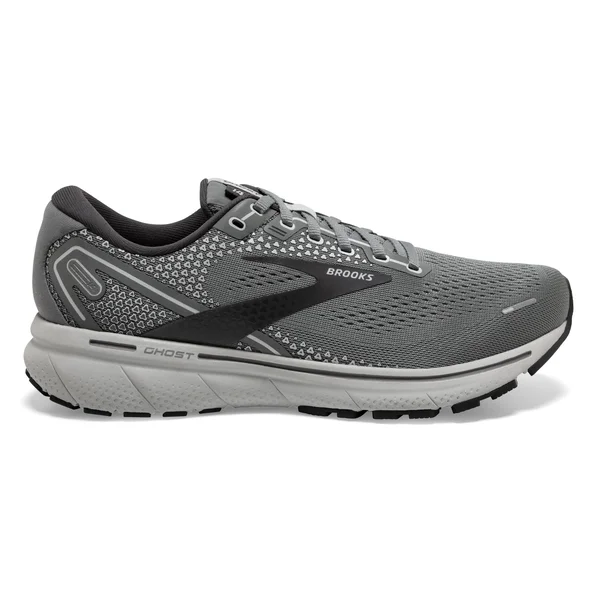 Brooks Men's Ghost 14 Grey/Alloy/Oyster, 12.5, B