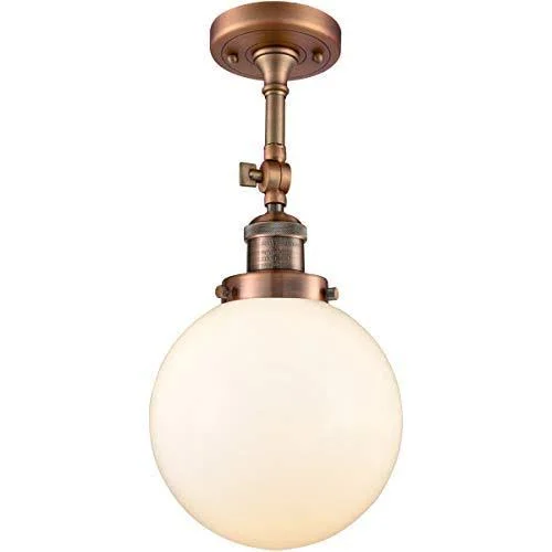Innovations Lighting 203-AC-G201-8-LED Large Beacon 1 Light Sconce