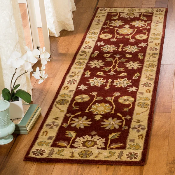 Safavieh Heritage HG813A 2&3x22 x 14&0x22 Runner Red, Gold Area Rug