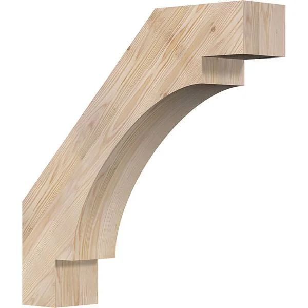 Ekena Millwork 5 1/2x22W x 26x22D x 26x22H Merced Smooth Brace - Douglas Fir