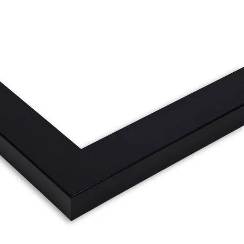 Collage Picture Frame, Satin Black Frame with 25 openings for 3x3 Photos with Green Basil Mat. D3926GK2093, ArtToFrames