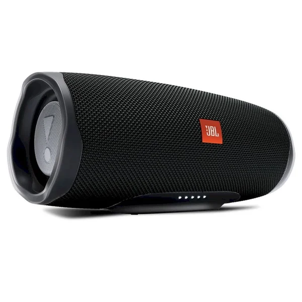JBL Charge 4 Waterproof Portable Wireless Bluetooth Speaker Bundle - Pair (Black)