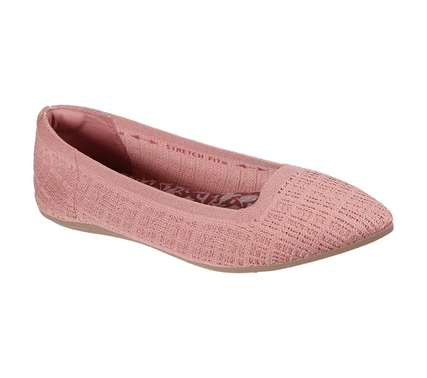 Women's Skechers Cleo Point Vegan Ballet Flat - Adult, Size: 11, Rose