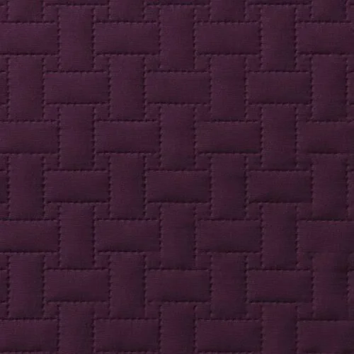 Comfy Bedding Frame Thermal Pressing 3-Piece Oversize Coverlet Set - Plum - King