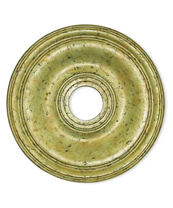 Livex Lighting 8219-28 Wingate - Ceiling Medallion - Hand Applied Winter Gold