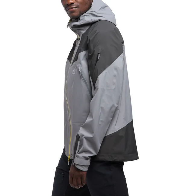 Haglofs Roc Spire Jacket - Men's Concrete/Magnetite - M