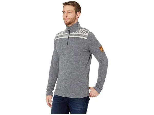 Dale of Norway Cortina Basic Masculine Sweater - Men's Smoke/Black, XL