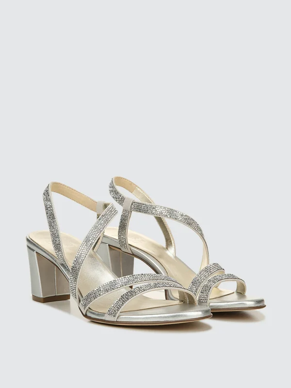 Naturalizer Vanessa Silver Microfiber - Women's, Size: 5