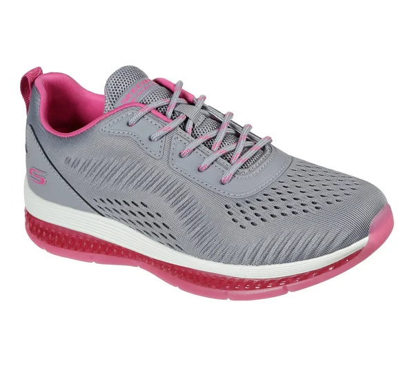 Skechers Women's Bobs Sport Gamma - Cool Chilin& Sneakers - Gray, 7.0