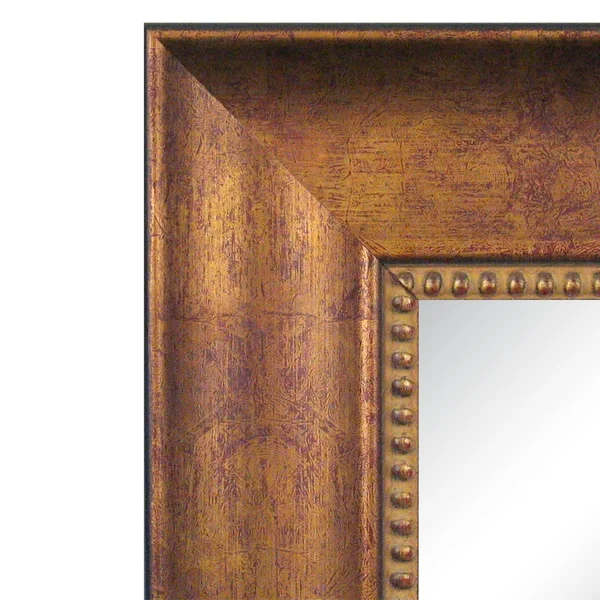 Amanti Art Manhattan Bronze Square Wall Mirror