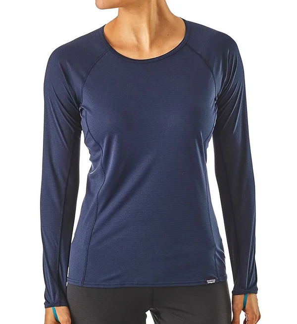Patagonia Capilene Lightweight Baselayer Crew Neck Shirt, Navy Blue (45646) XL