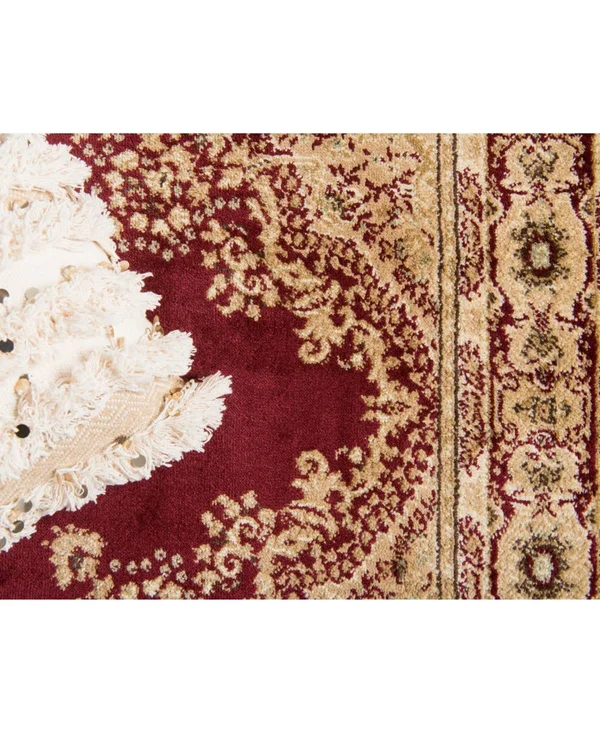 Unique Loom Louis Versailles Area Rug (6& x 6& Round - Red)